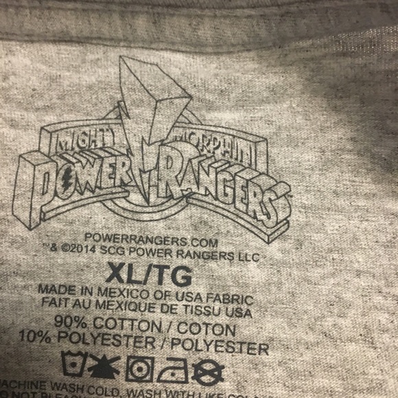 Mighty Morphin Power Rangers Licensed Men’s Tshirt Xl New - Picture 3 of 4
